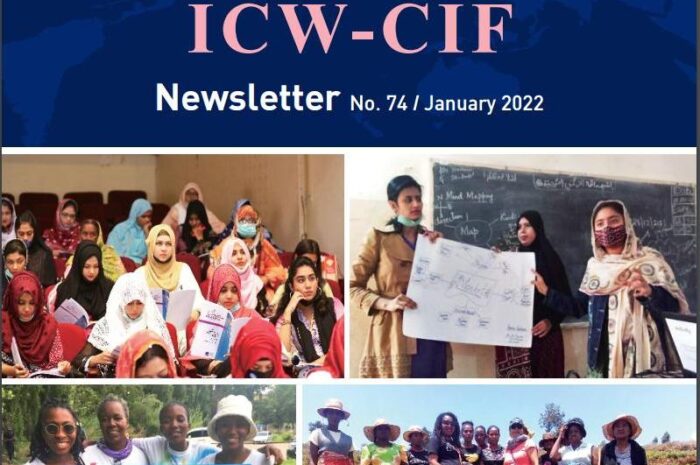 ICW-CIF Dünya kadınlar konseyi 74 . 2022 Ocak Haber bülteni