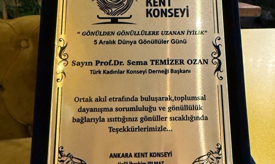 Gönülden Gönüllülere Uzanan İyilik Ödülü